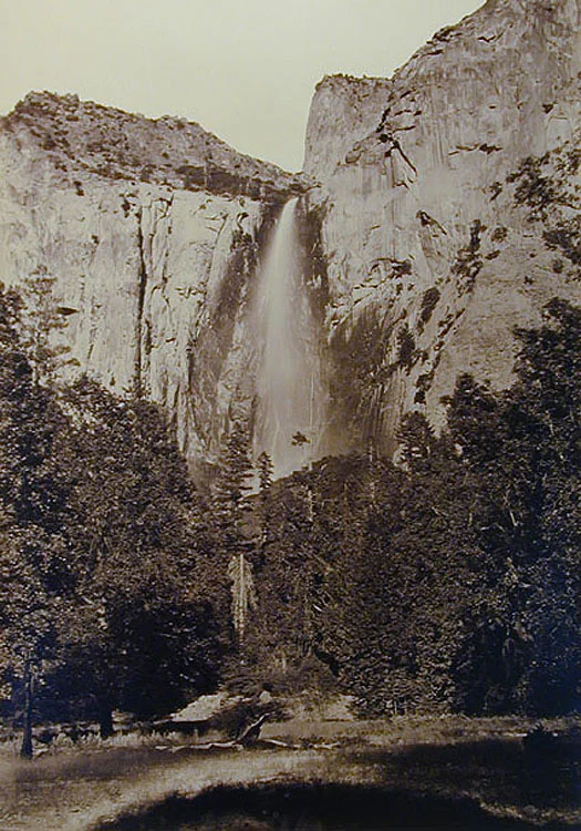 waterfall viewed from ground