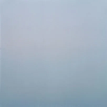 faint horizon blue seascape