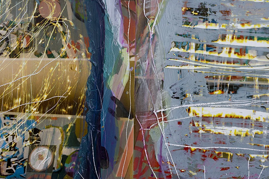 abstract paint textures smears lines