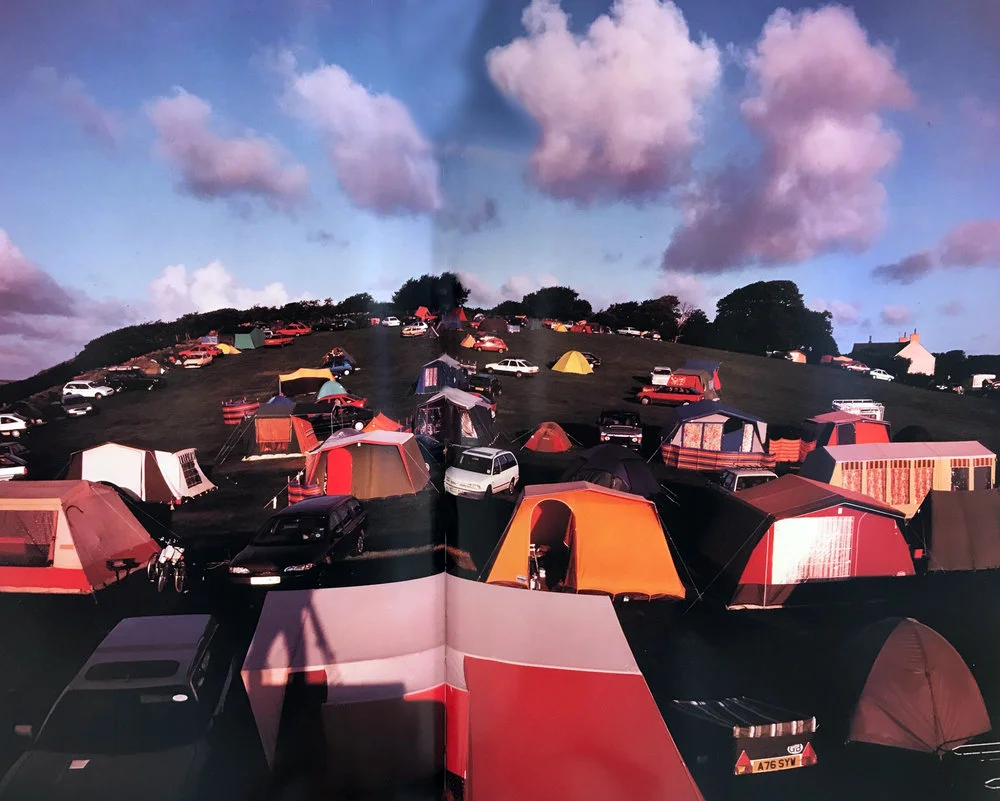 colorful tents