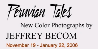 text flyer for Peruvian tales