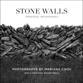 ancient stone wall made by piling stones