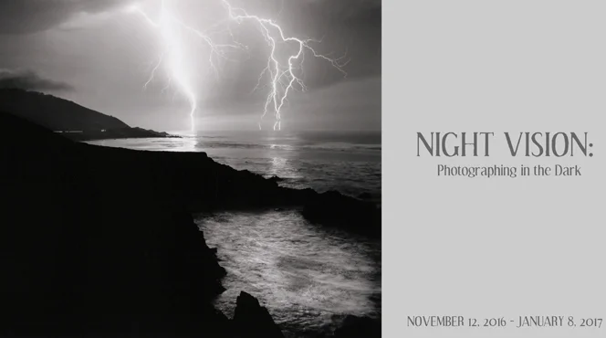 night coast line lightning hitting ocean