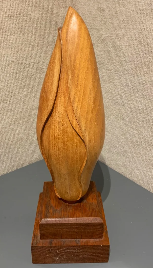 manolia bud wood sculpture