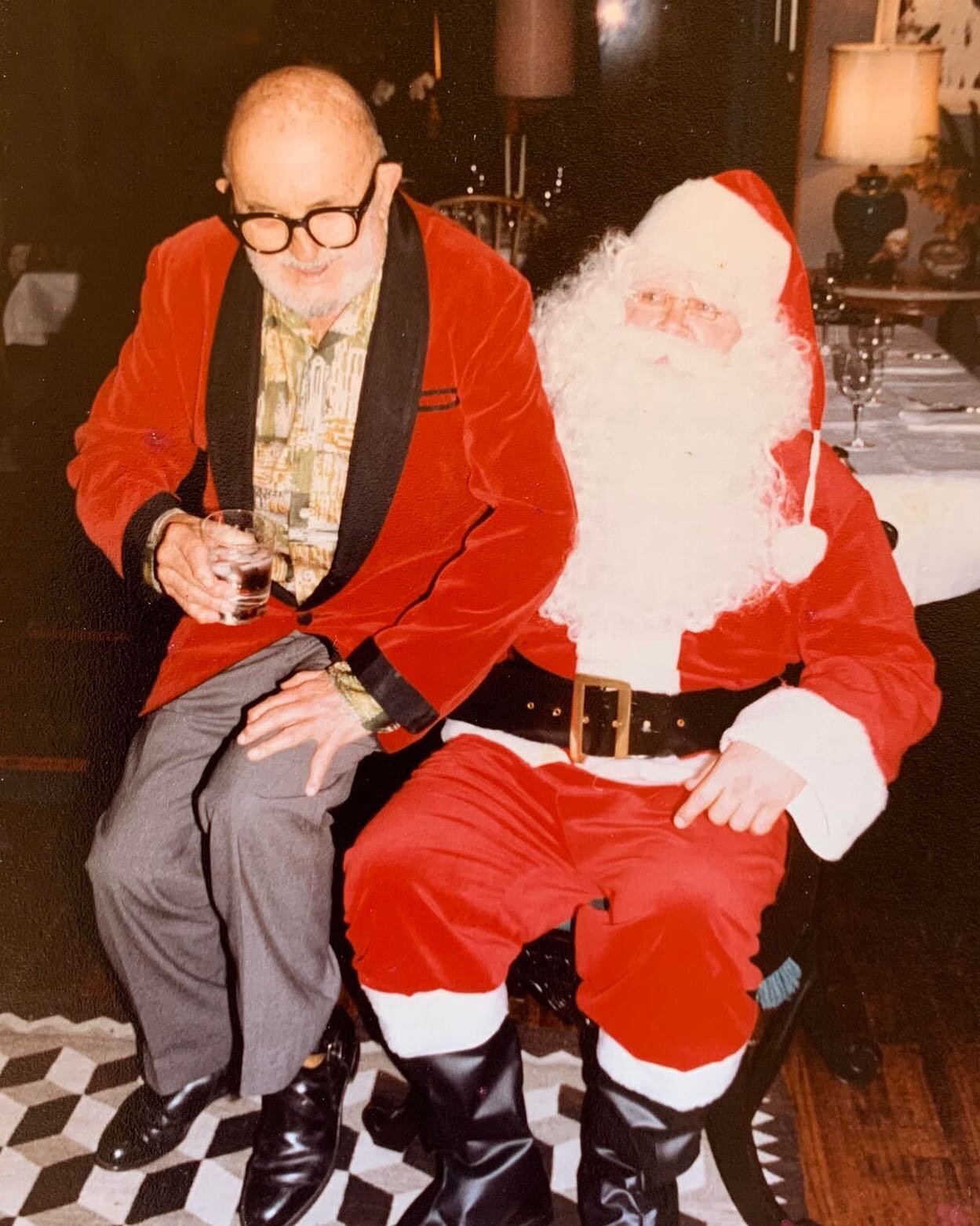Happy Holidays! This year, we&rsquo;ve opted to make our yearly donation in our client&rsquo;s name to our local food bank. In these unprecedented times, we wish you health, peace, love &amp; laughter. Photo of Ansel Adams &amp; Santa at mom&rsquo;s 