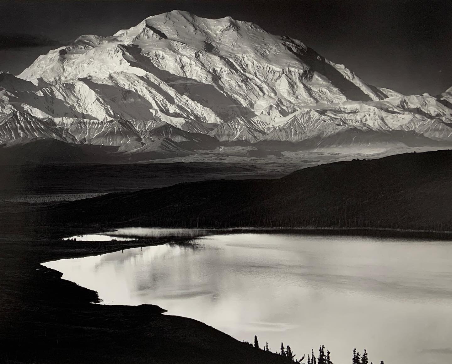 Just in! Ansel Adams&rsquo; &ldquo;Mount McKinley and Wonder Lake&rdquo; was made in Denali National Park, Alaska in 1947 on a Guggenheim Fellowship. &ldquo;I decided to travel to Glacier Bay and Mount McKinley (now called Denali) National Parks in A