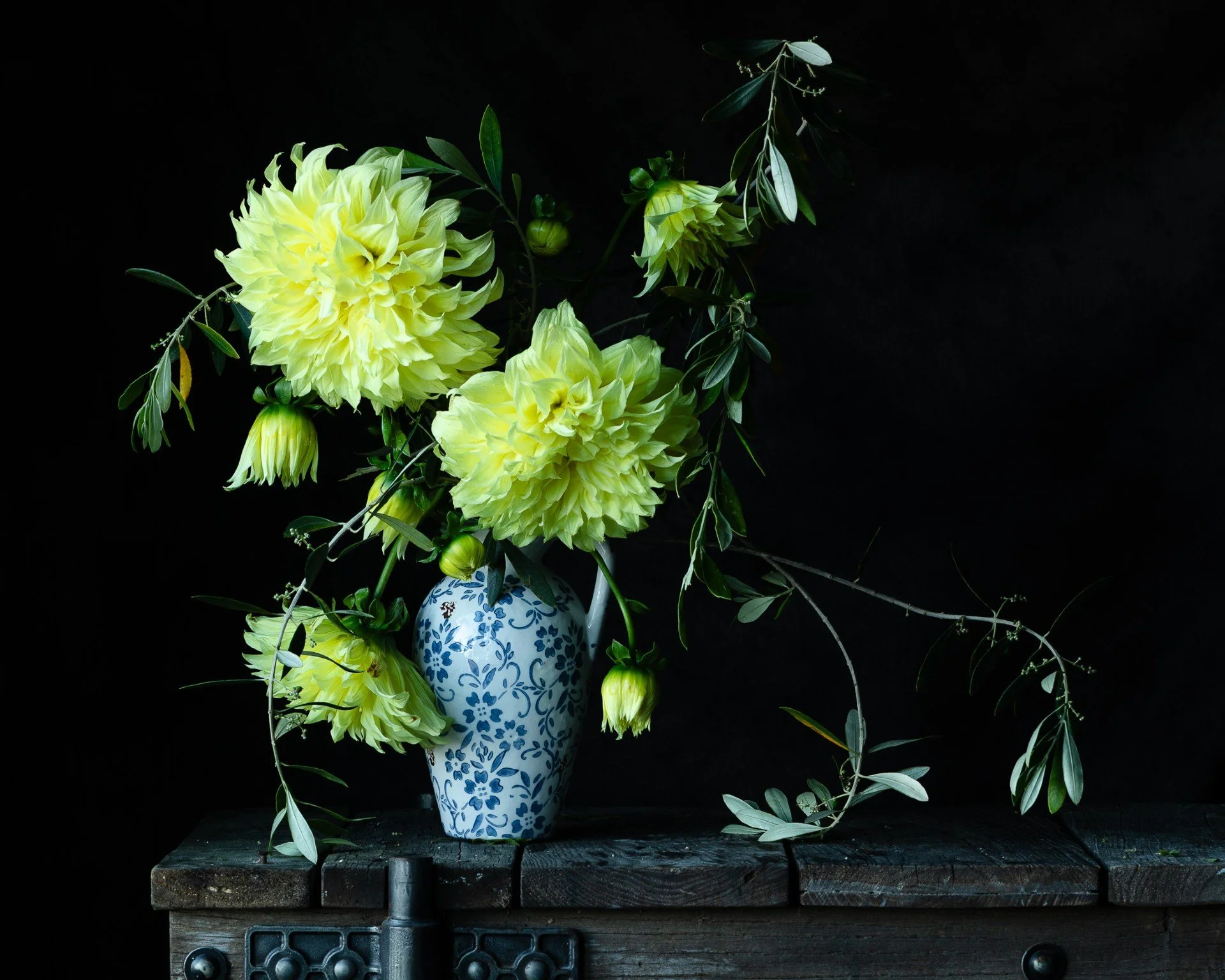 dahlias-and-olive-branches-on-a-cloudy-daymina-afshari-weston-gallery-carmel.jpg