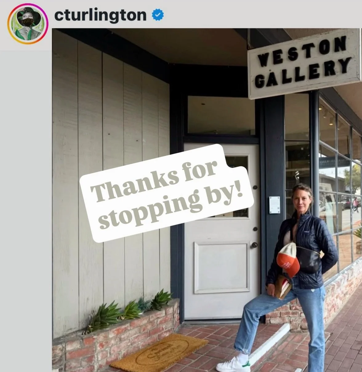 Thanks for stopping by @cturlington! And all the work you do for @everymomcounts @runteamemc! #everymothercounts #bigsurmarathon #makeachange #bigsur #carmel