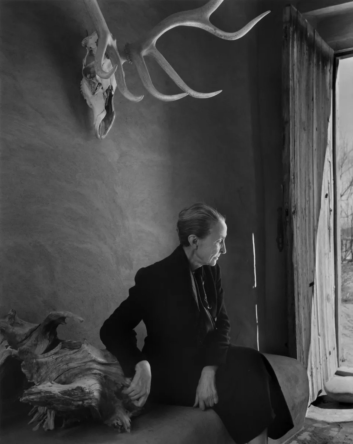 Off to its new forever home&hellip;Georgia O&rsquo;Keeffe made by Yousuf Karsh in 1956!

&ldquo;I decided to photograph her as another friend had described her: &lsquo;Georgia, her pure profile calm, clear; her sleek black hair drawn swiftly back int