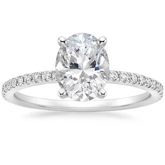 oval engagement rings at Providence Diamond