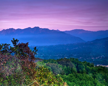 Ojai at dusk