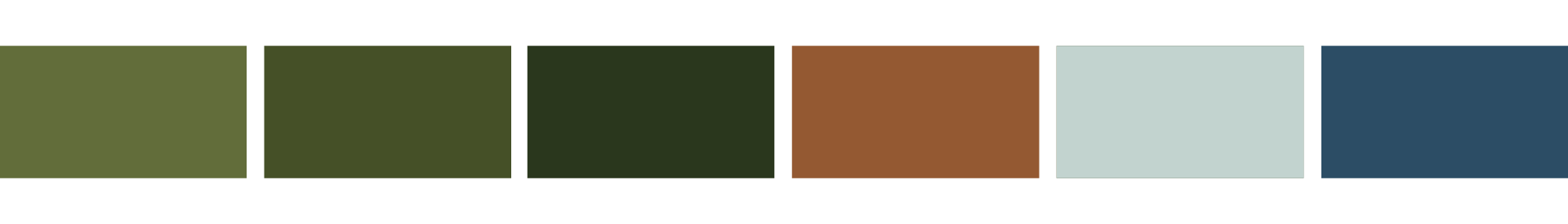 Color Palette for Jeremiah Farms