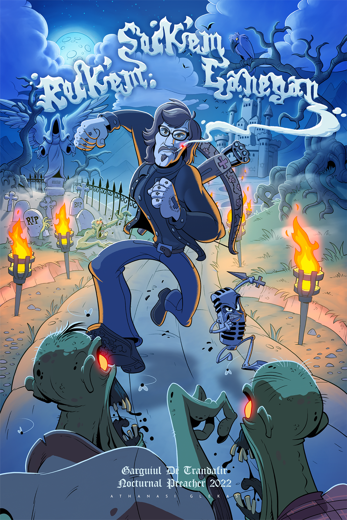 Nocturnal Preacher | Exhibition Poster "The Animated Series" (2022)
