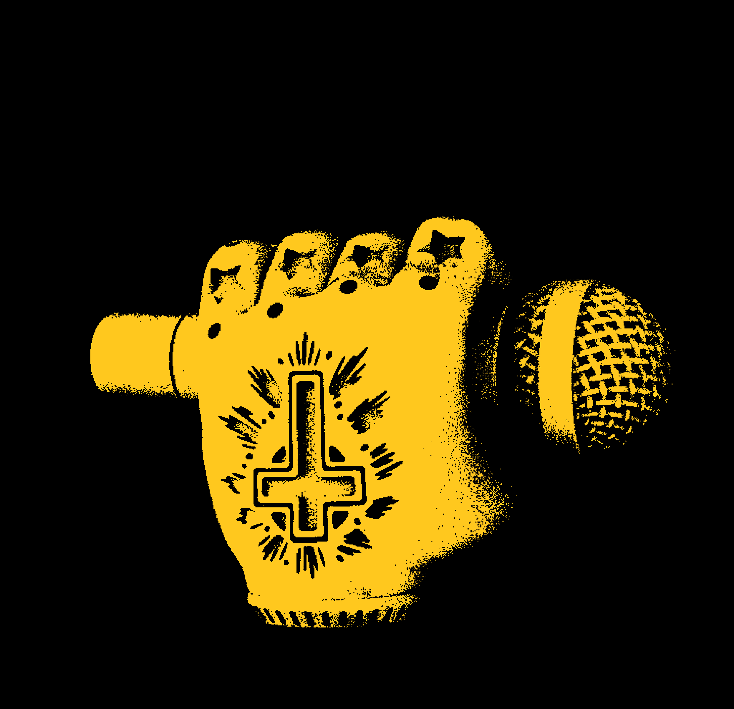 Cymatic Mitts (Yellow, 528 Hz) | Nocturnal Preacher | 2022