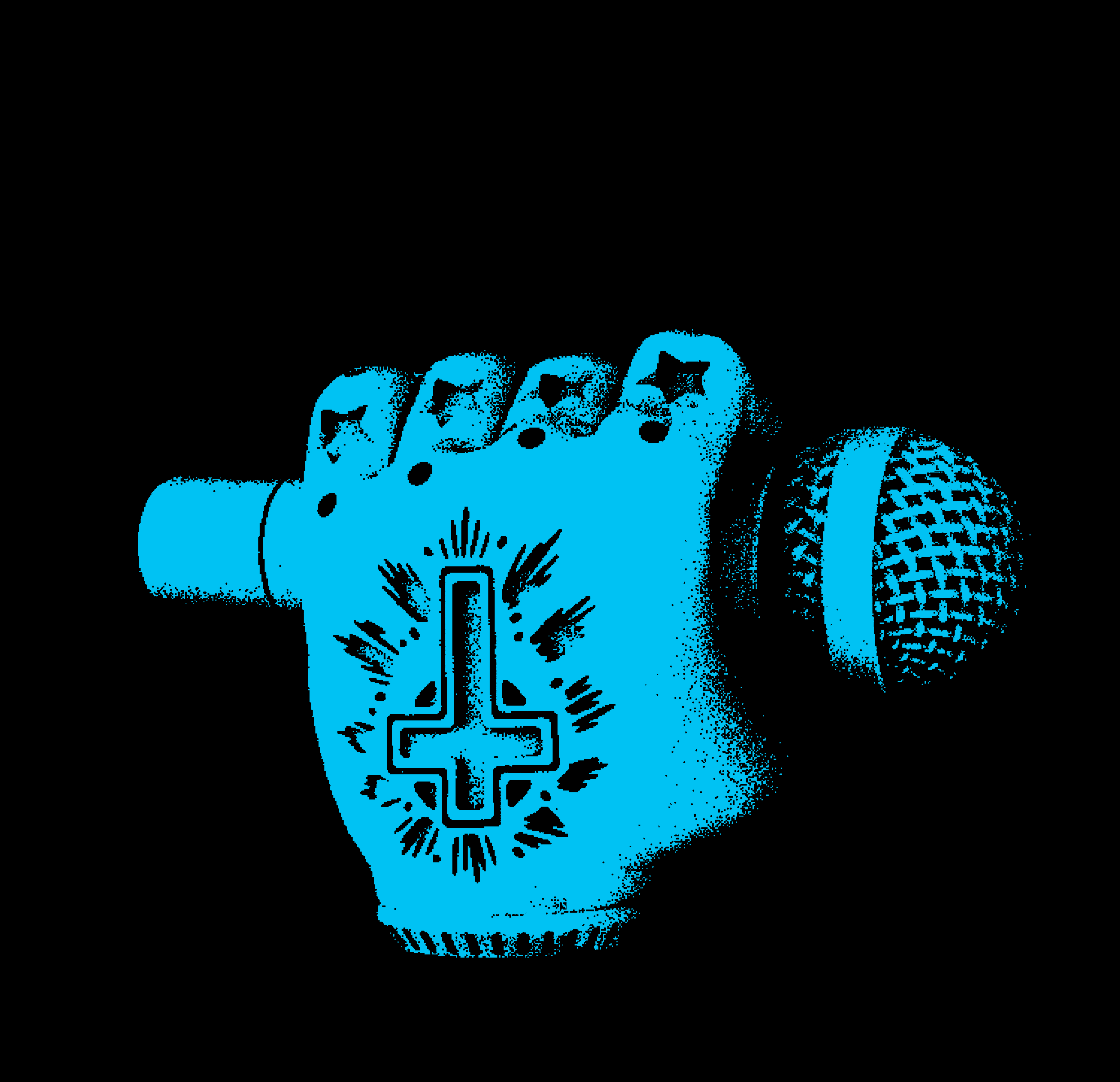 Cymatic Mitts (Blue, 741 Hz) | Nocturnal Preacher | 2022