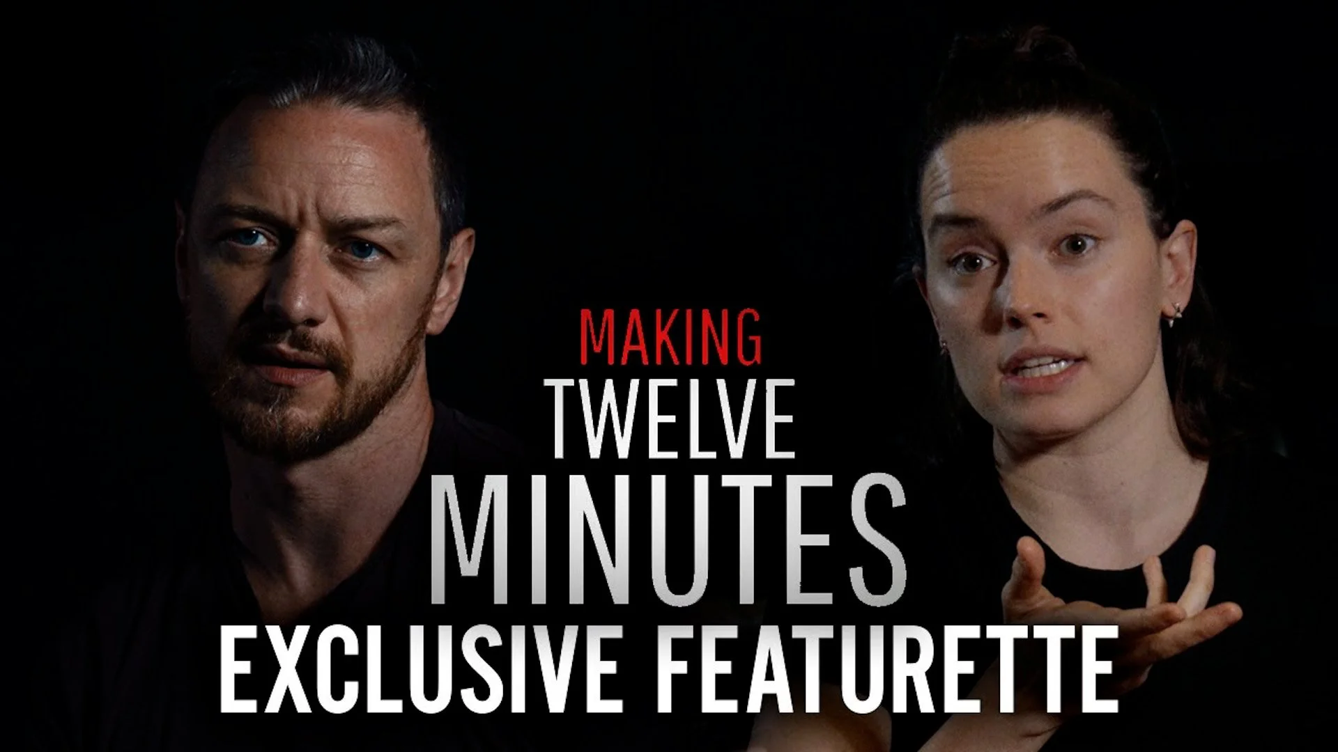 Behind the Scenes of Thriller Video Game 'Twelve Minutes': James McAvoy, Daisy Ridley, Willem Dafoe (Copy)