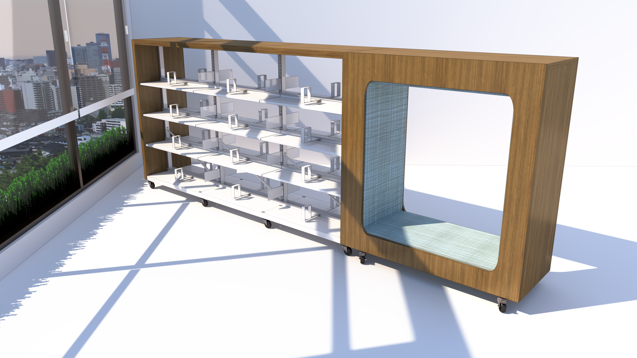 66H Shelving with Rectangular Niche.png