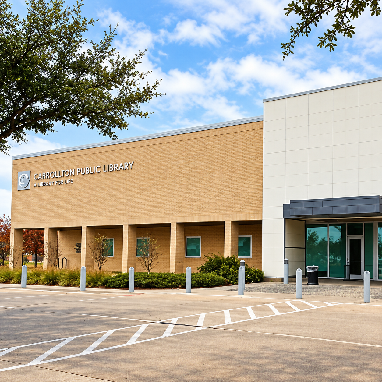 Carrollton Public Library at Josey and Hebron, Carrollton, TX