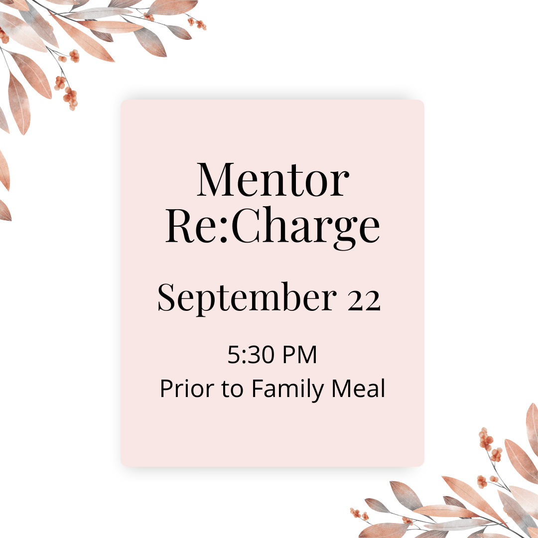September Mentor Re:Charge