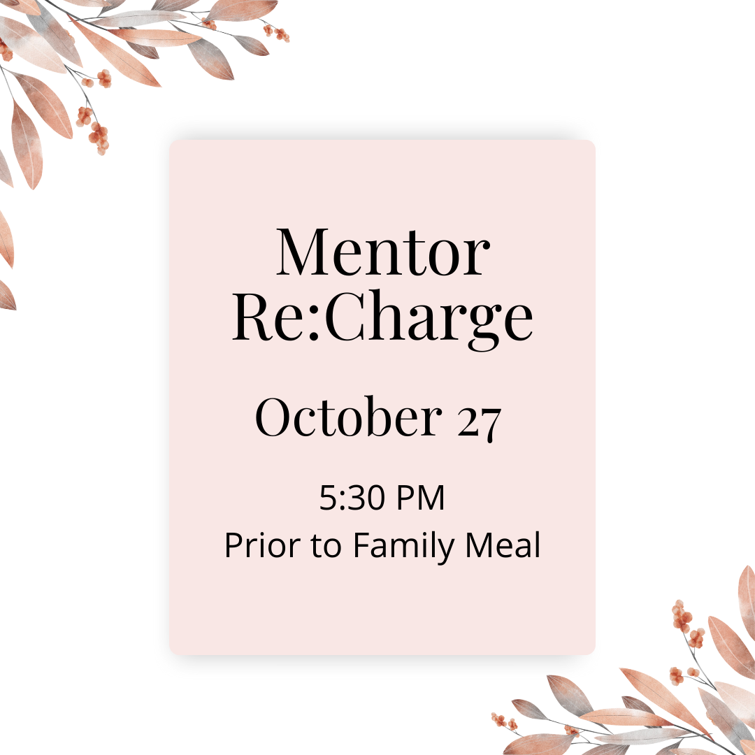 October Mentor Re:Charge