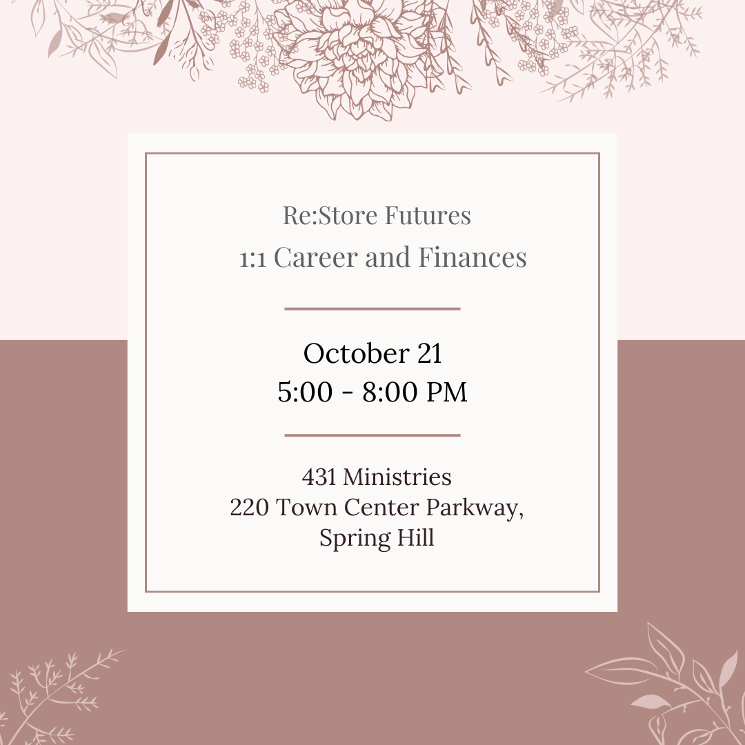 1:1 Finances &amp; Careers