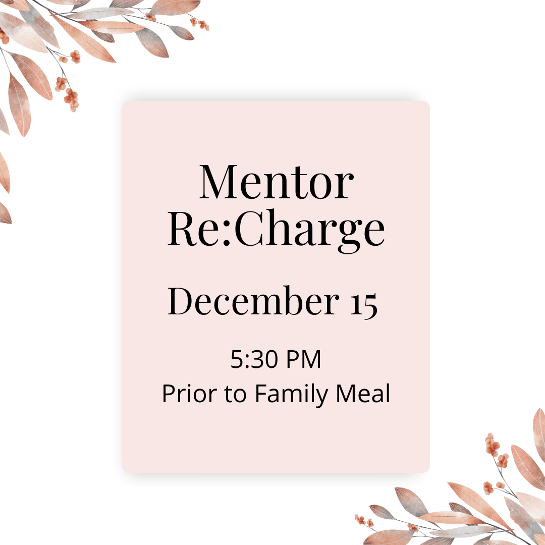 December Mentor Re:Charge