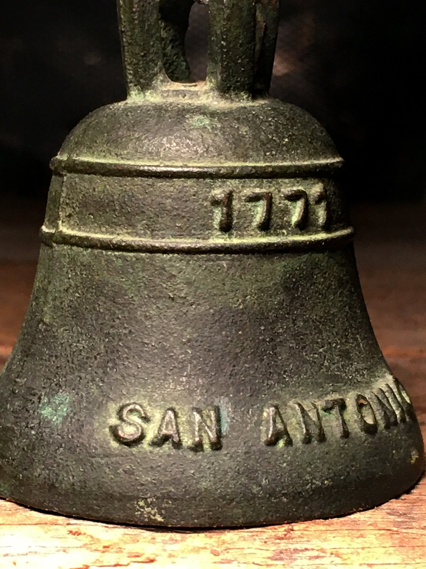 Vintage Bronze Forbes Mission Bell Souvenir
