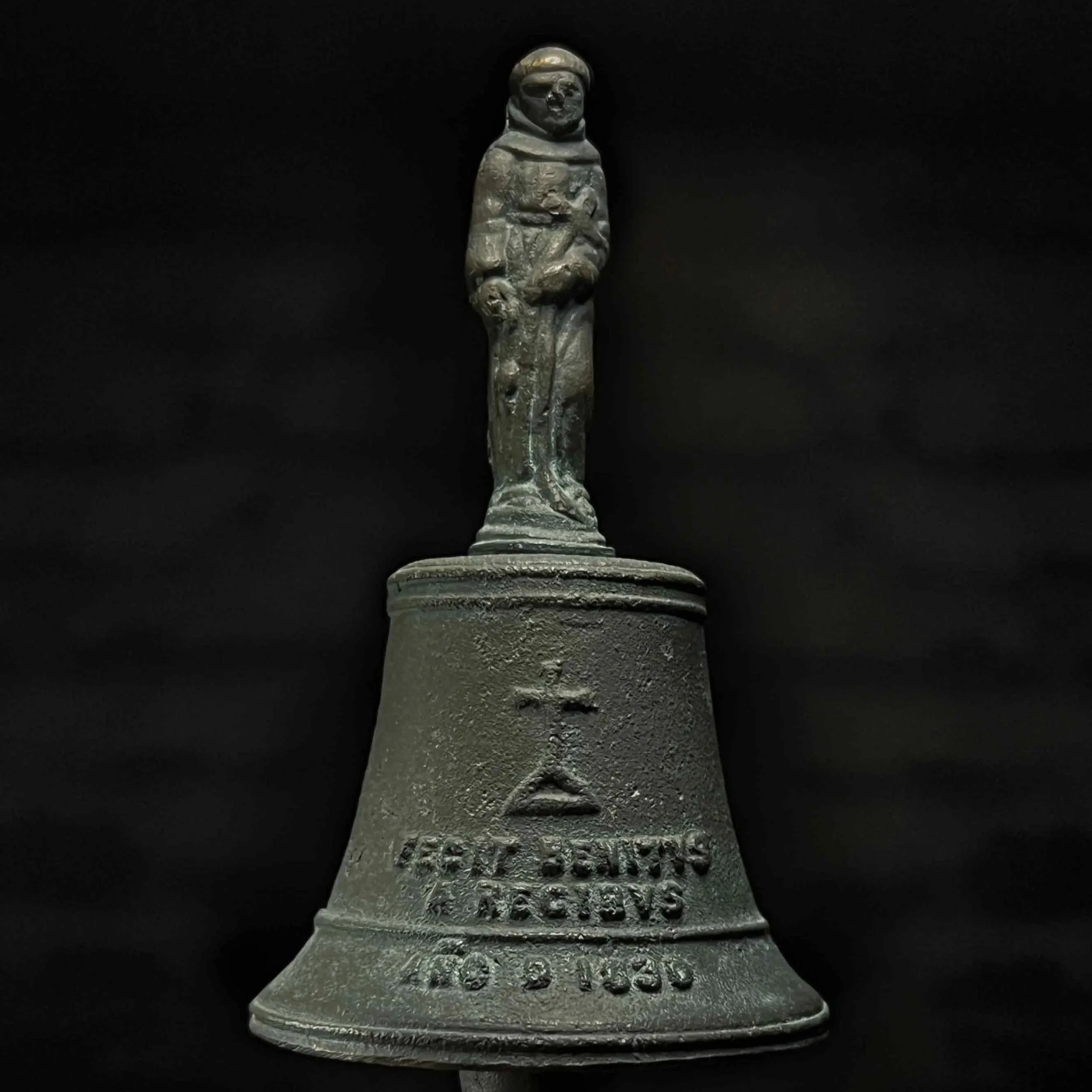 Antique Mission San Gabriel Father Serra Bell