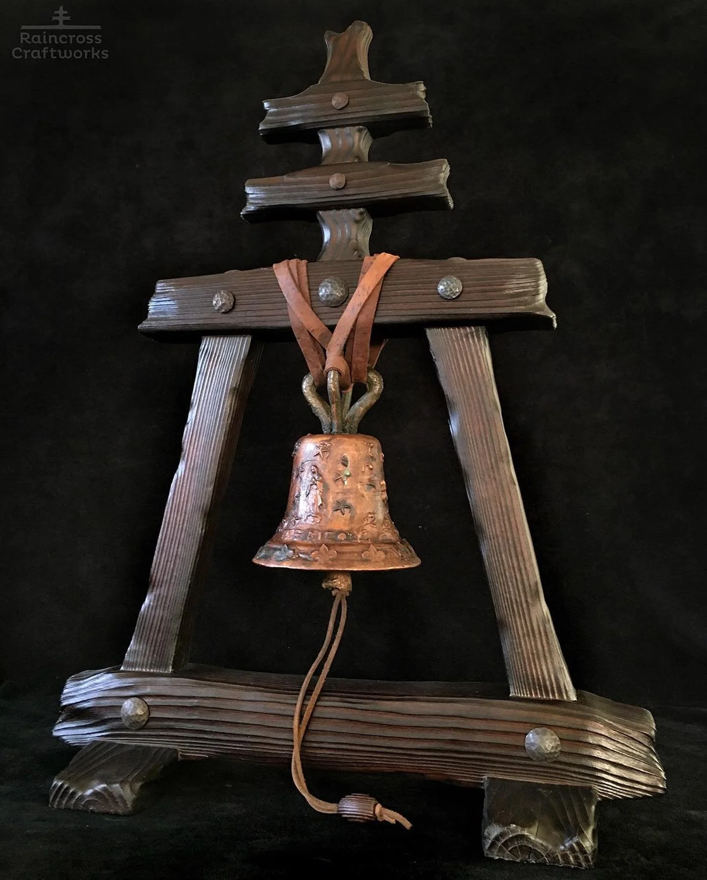 Just-completed custom 27” raincross bell stand commission featuring a rustic Spanish Colonial mission style bronze bell.
*
*
*
#raincross #raincrossbell #riversideraincross #riversideraincrossbell #iloveriverside #missionbell #missionbells #spa