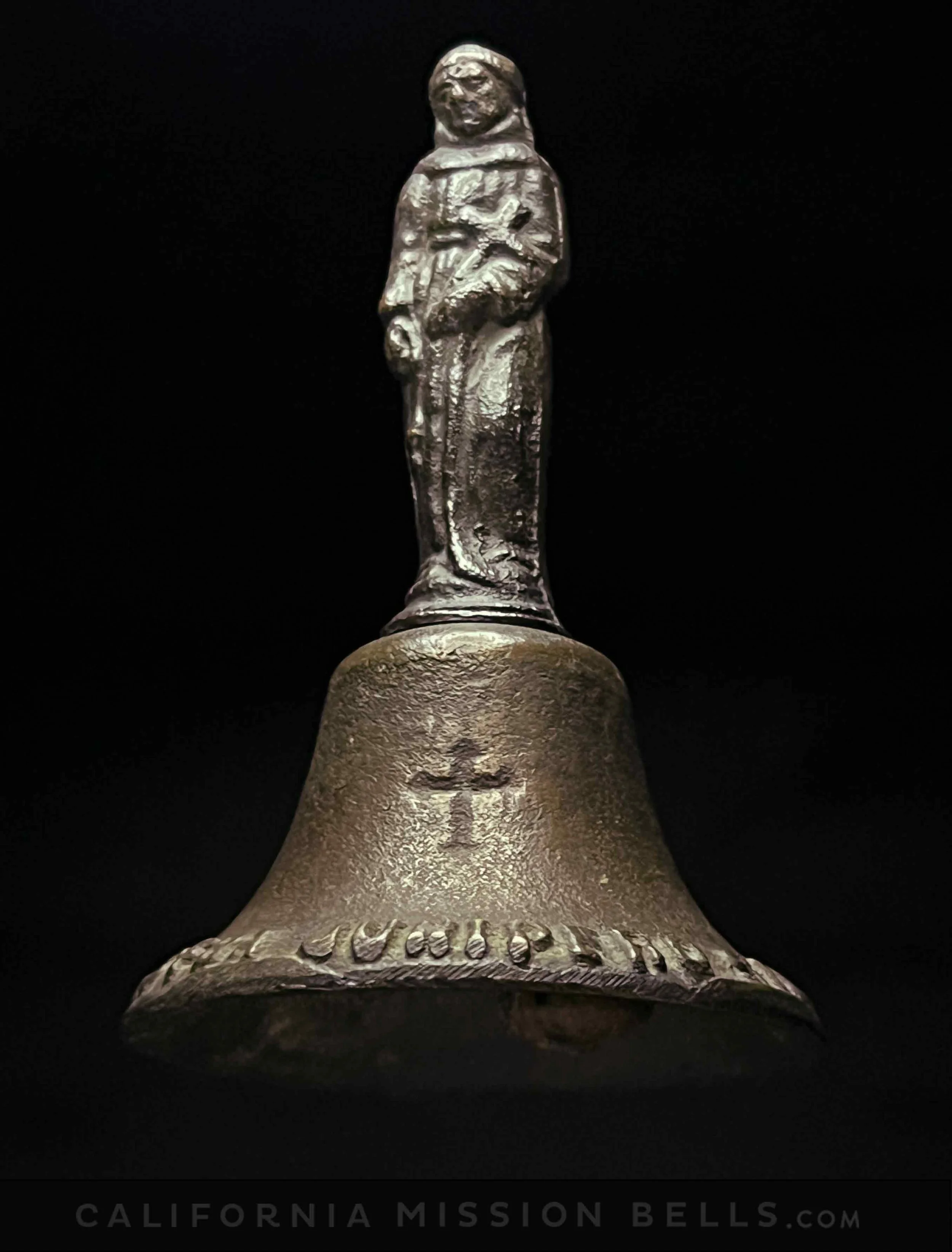 Antique Father Junipero Serra Handbell