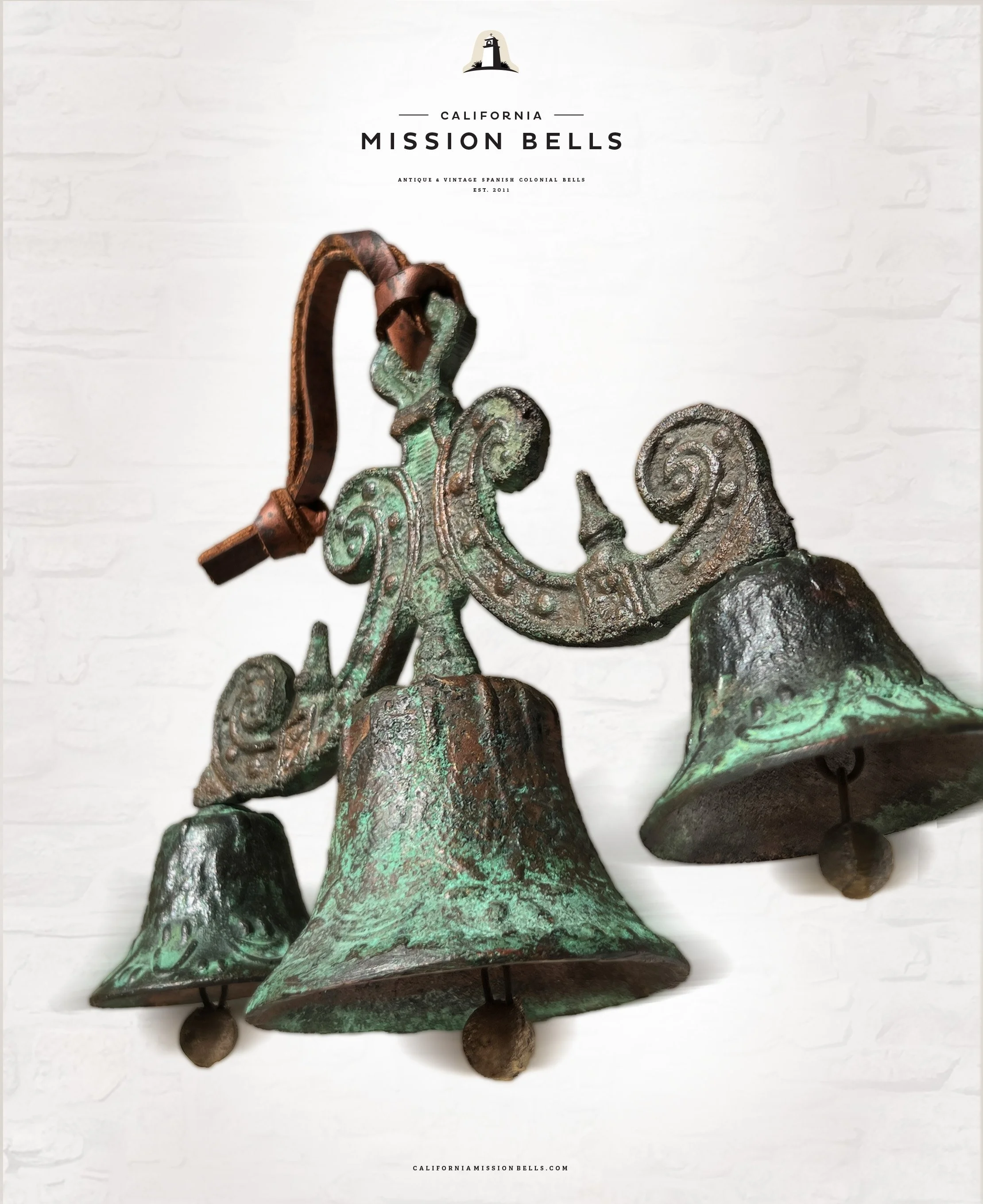 El Camino Real mission bells for sale. Used mission bells for sale. 