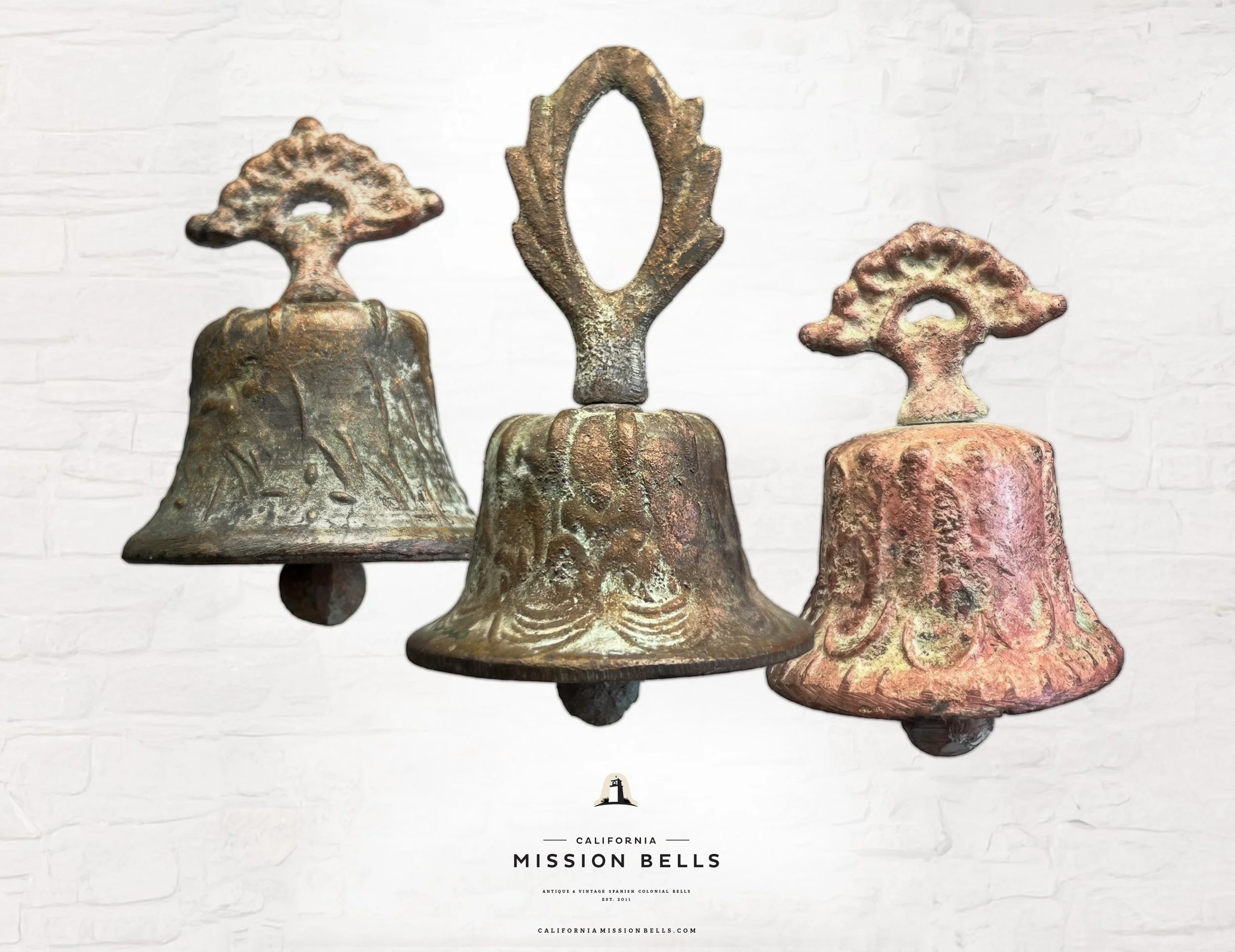 El Camino Real mission bells for sale. Used mission bells for sale.