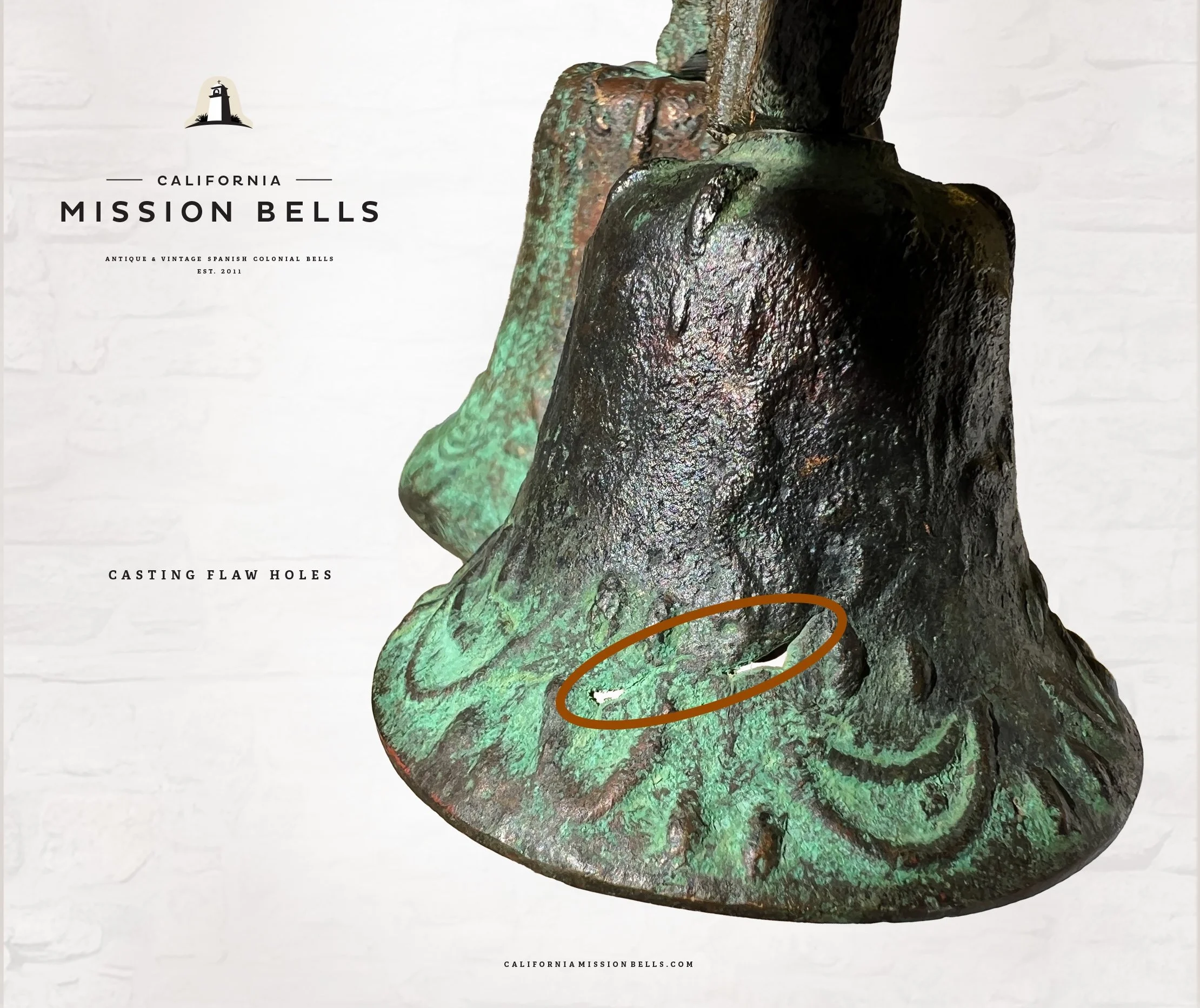 El Camino Real mission bells for sale. Used mission bells for sale.