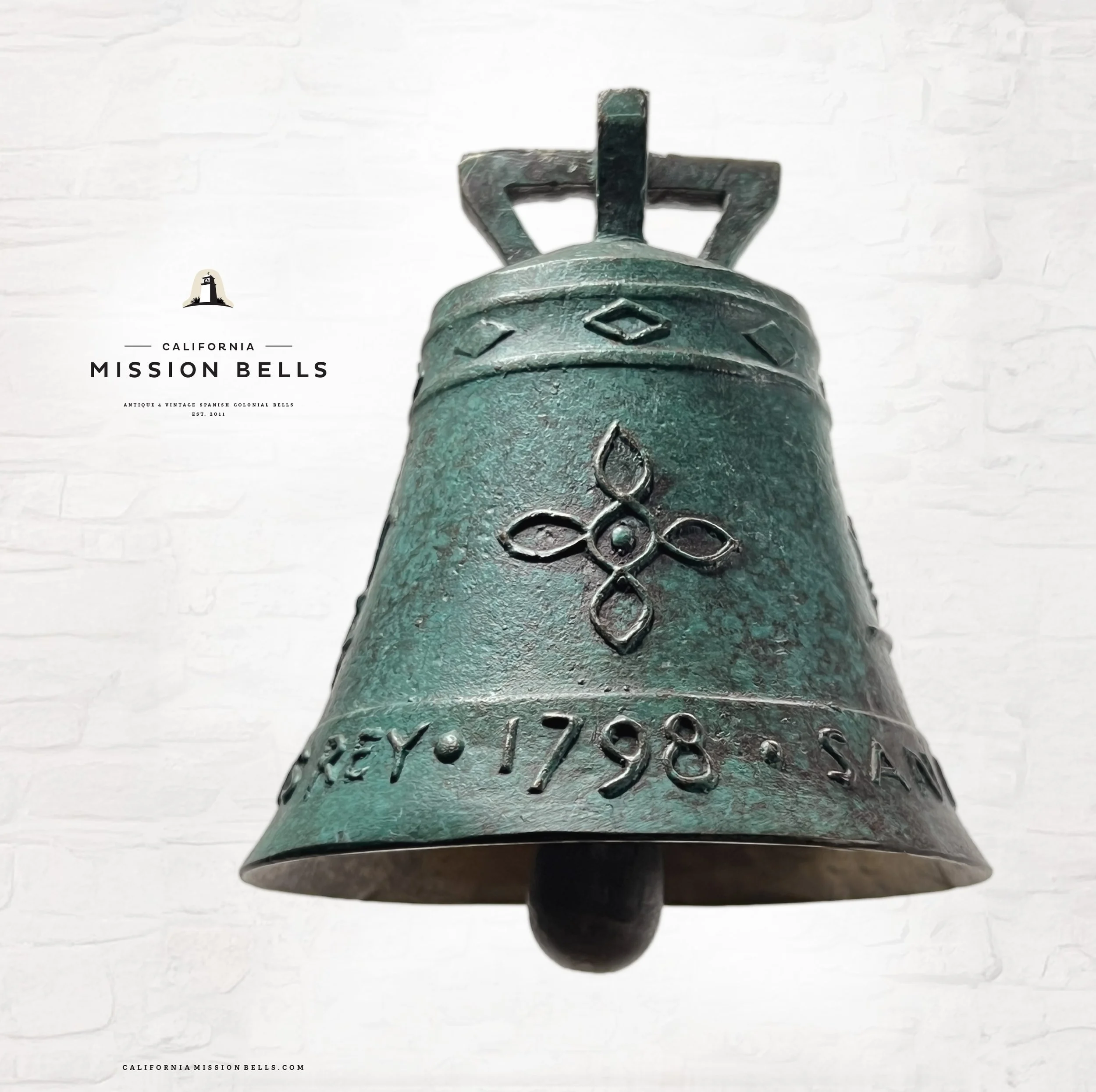 San Luis Rey Bronze Mission Bell by Normandie Foundry