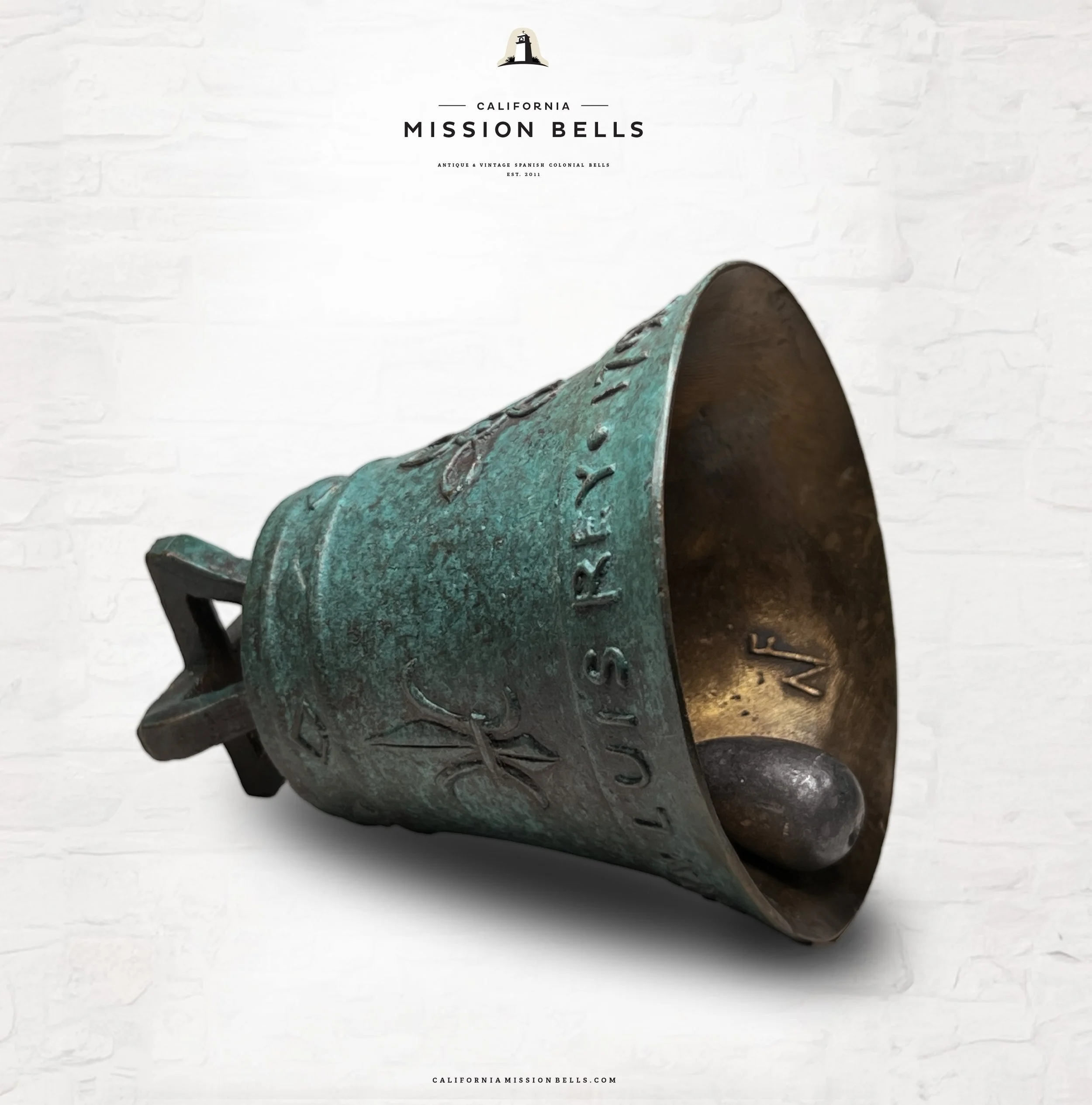 San Luis Rey Bronze Mission Bell by Normandie Foundry