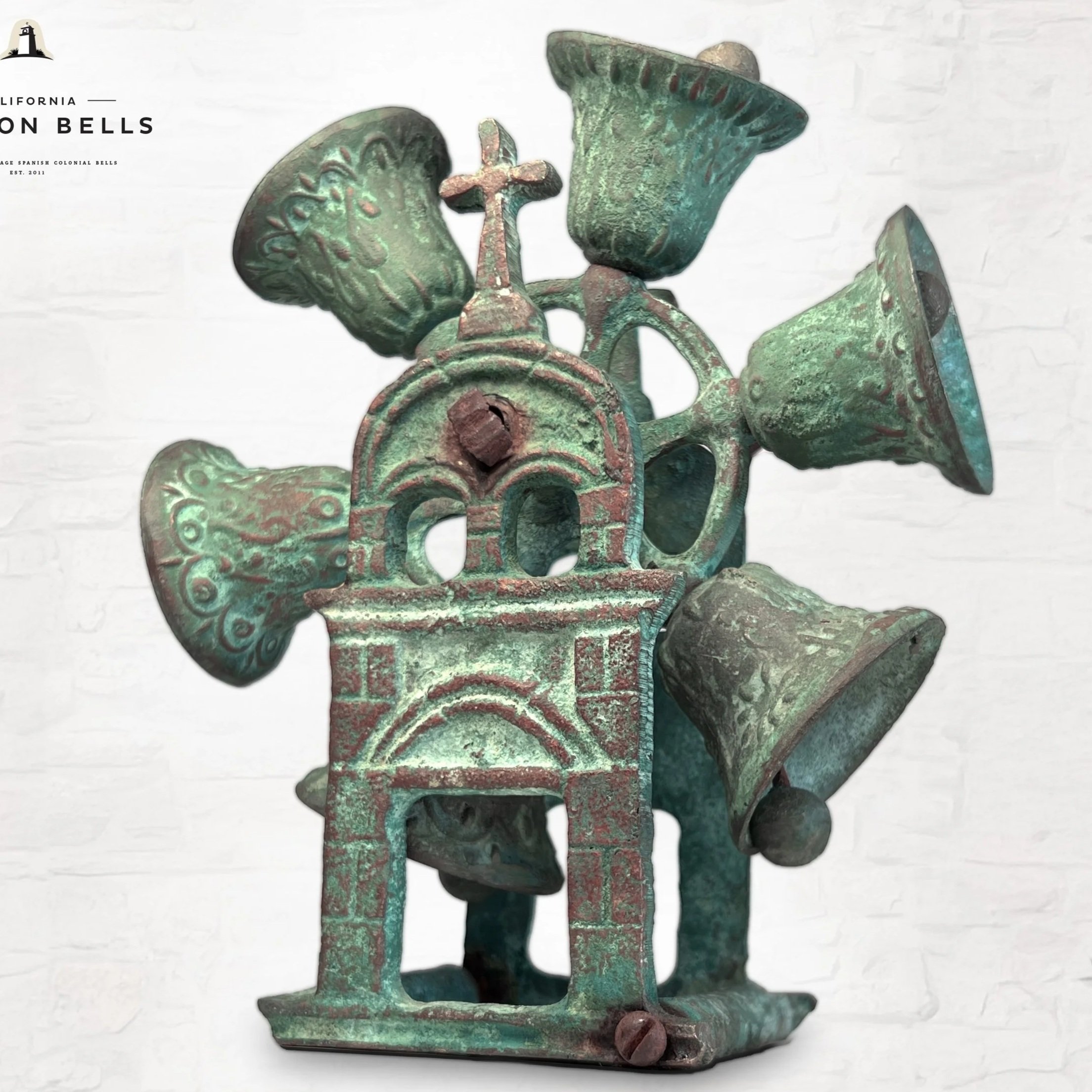 Ornate Mission Belfry Altar Bell Chime