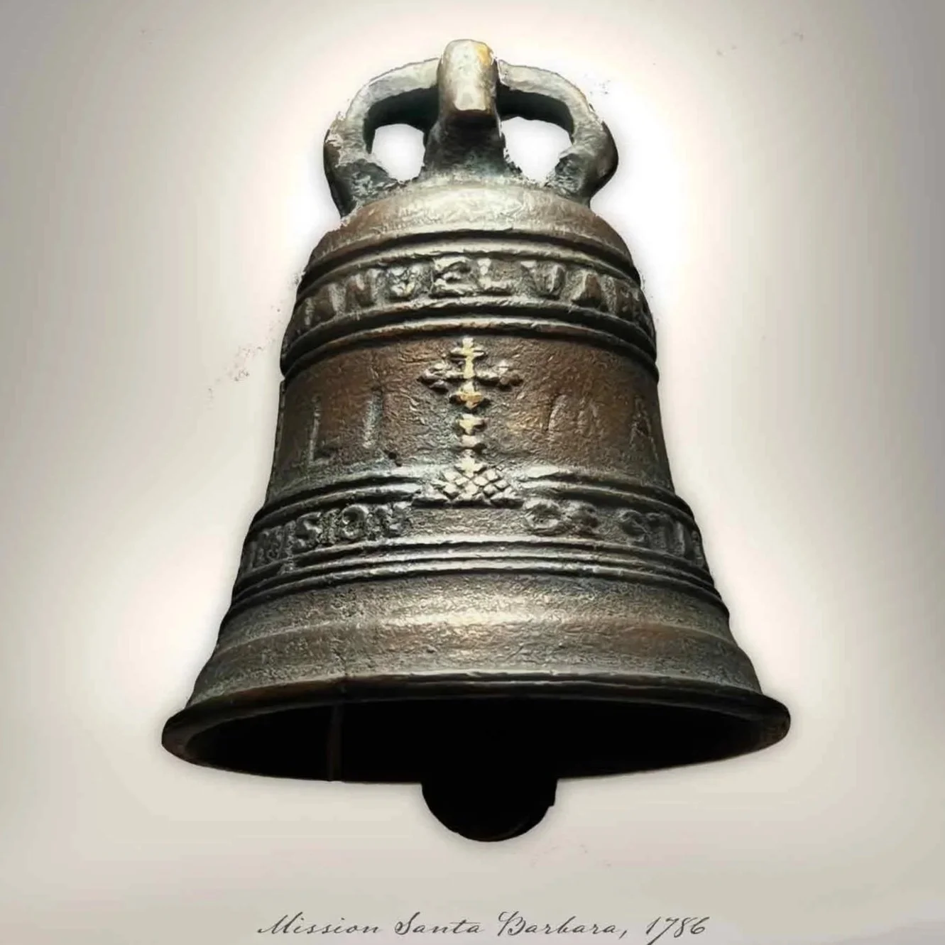 Antique Mission Santa Barbara Bell