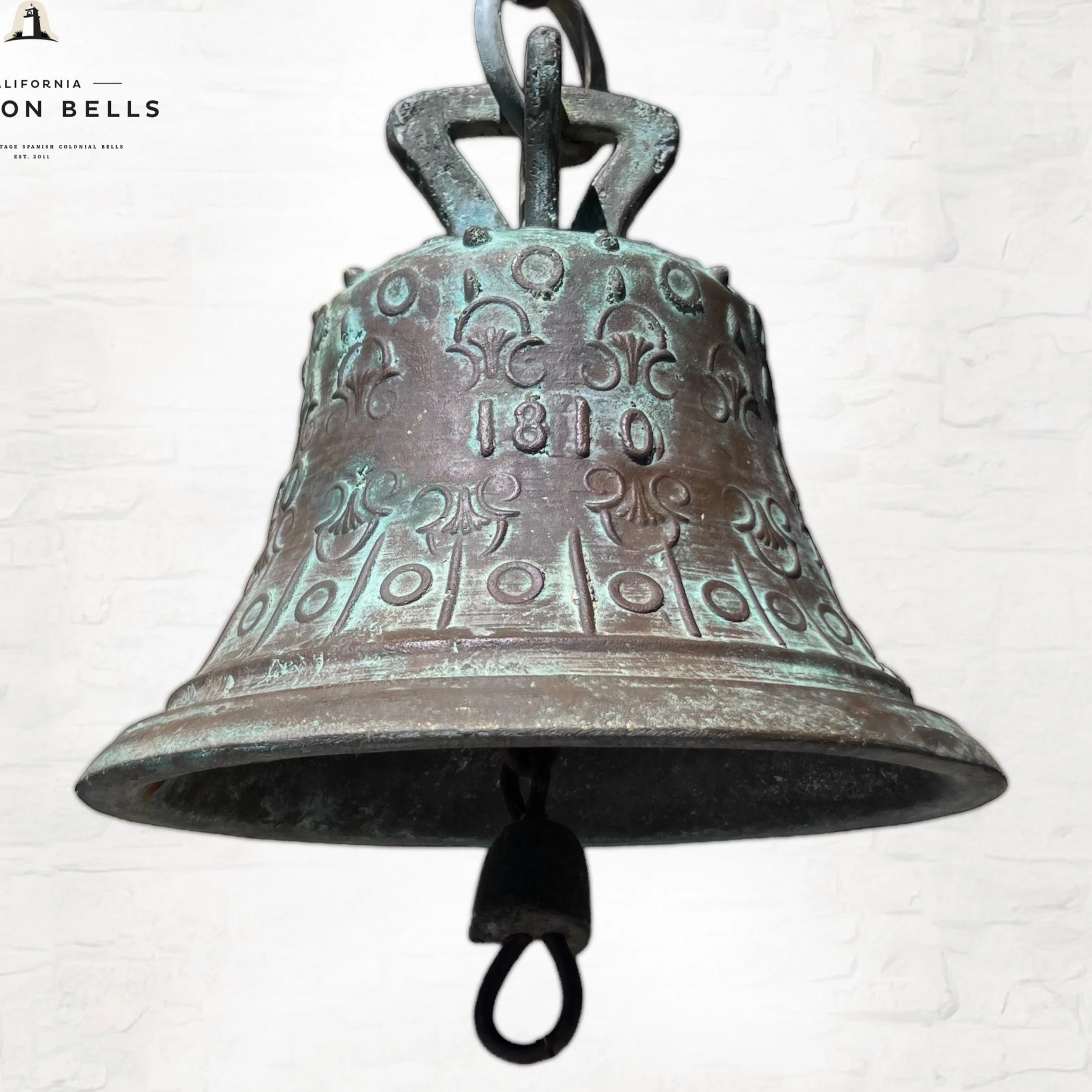 10” 1810 Mission Style Bell