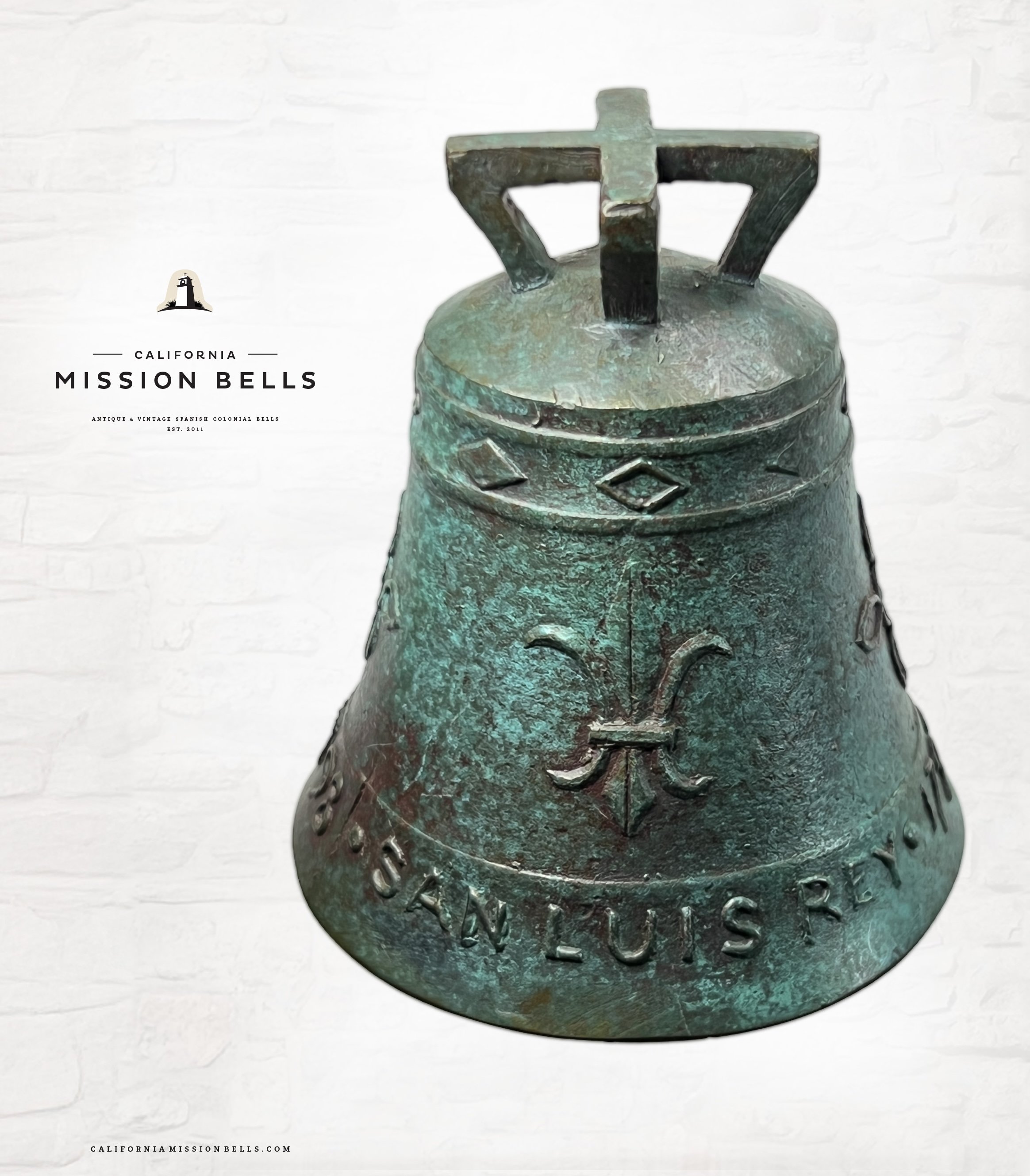 San Luis Rey Bronze Mission Bell by Normandie Foundry