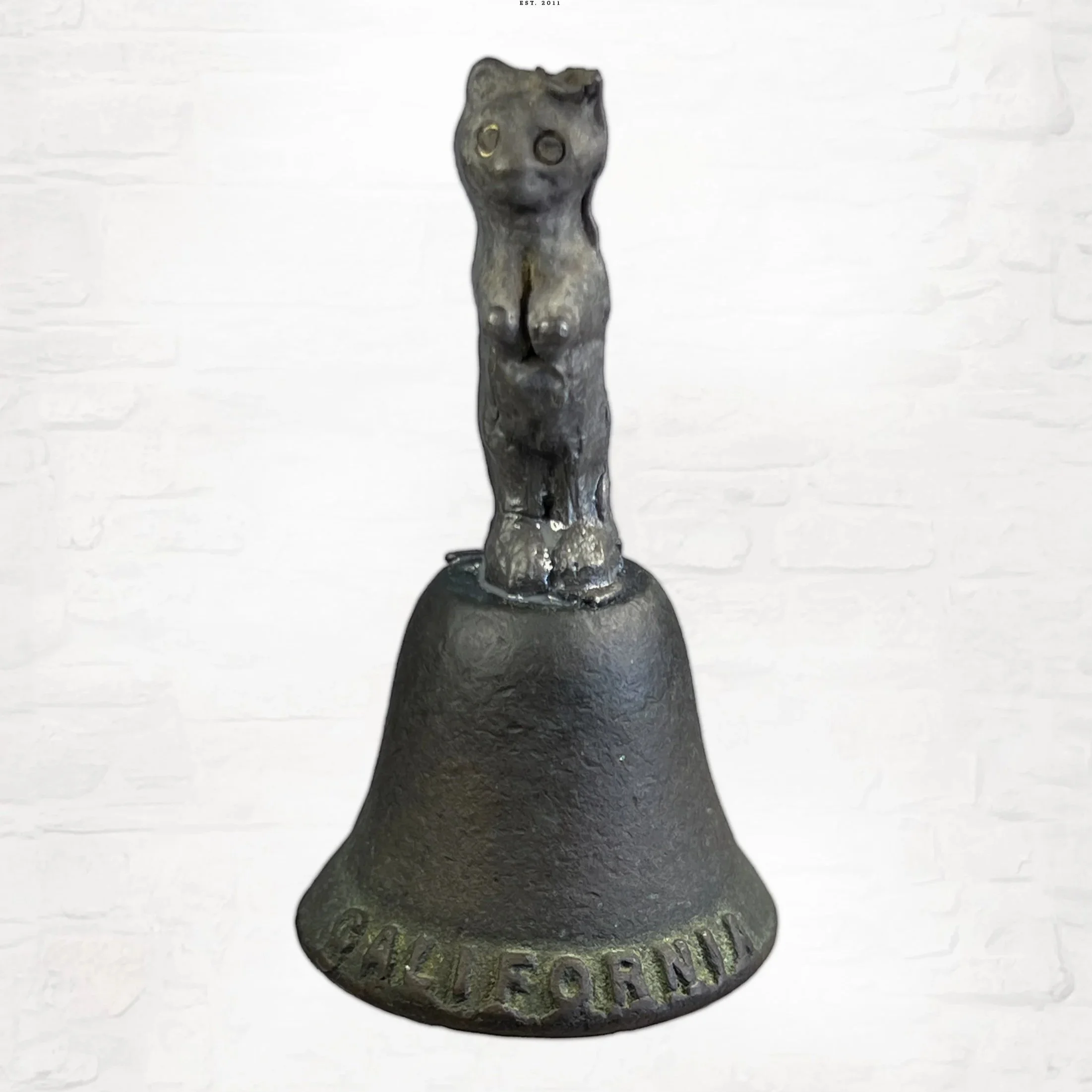 Antique California Republic Bear Souvenir Bell