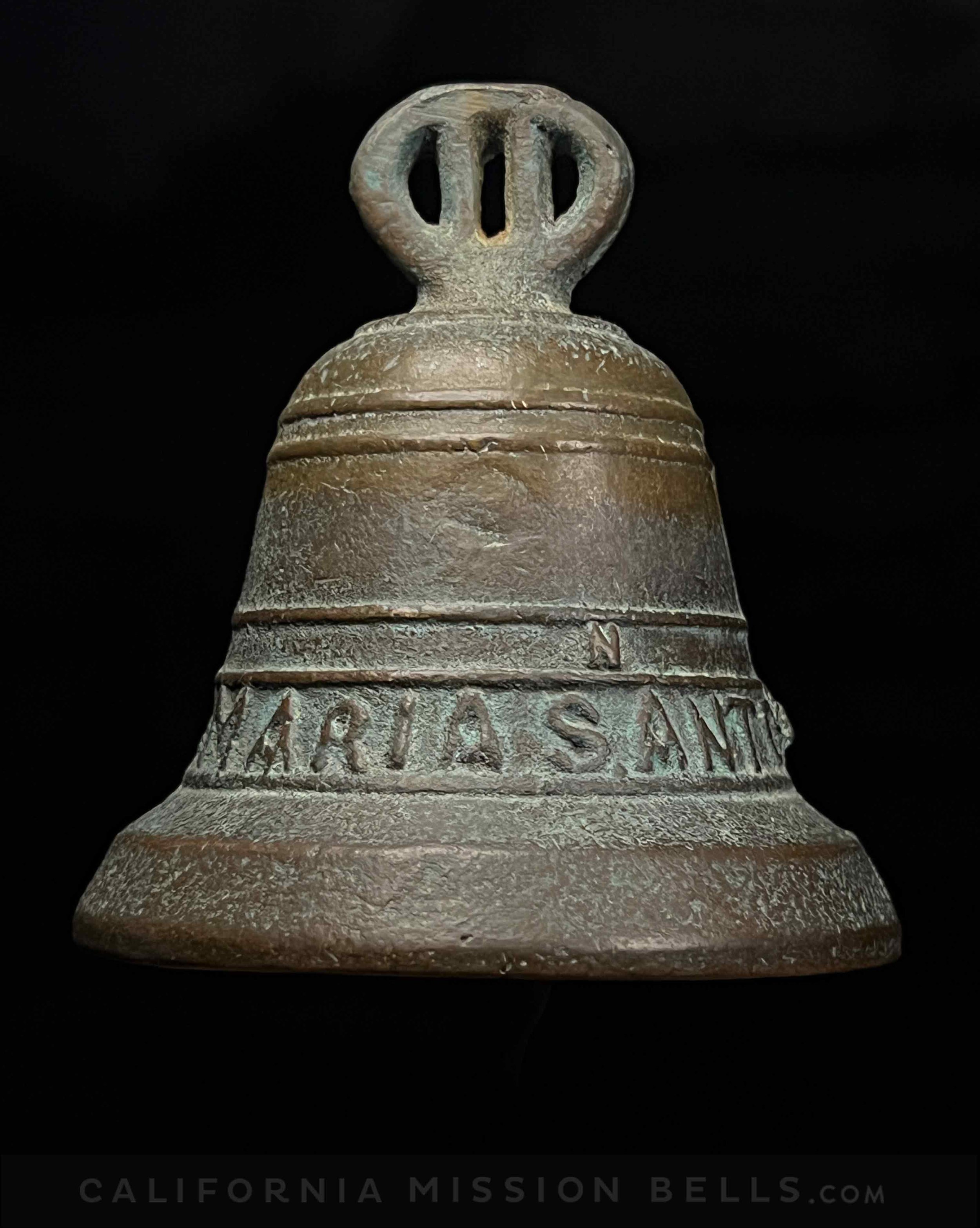 Antique Mission Bell, San Luis Rey, Forbes 2c.jpg