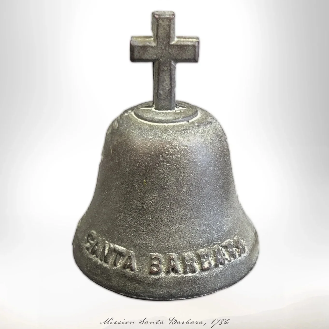 Antique Mission Santa Barbara Souvenir Handbell