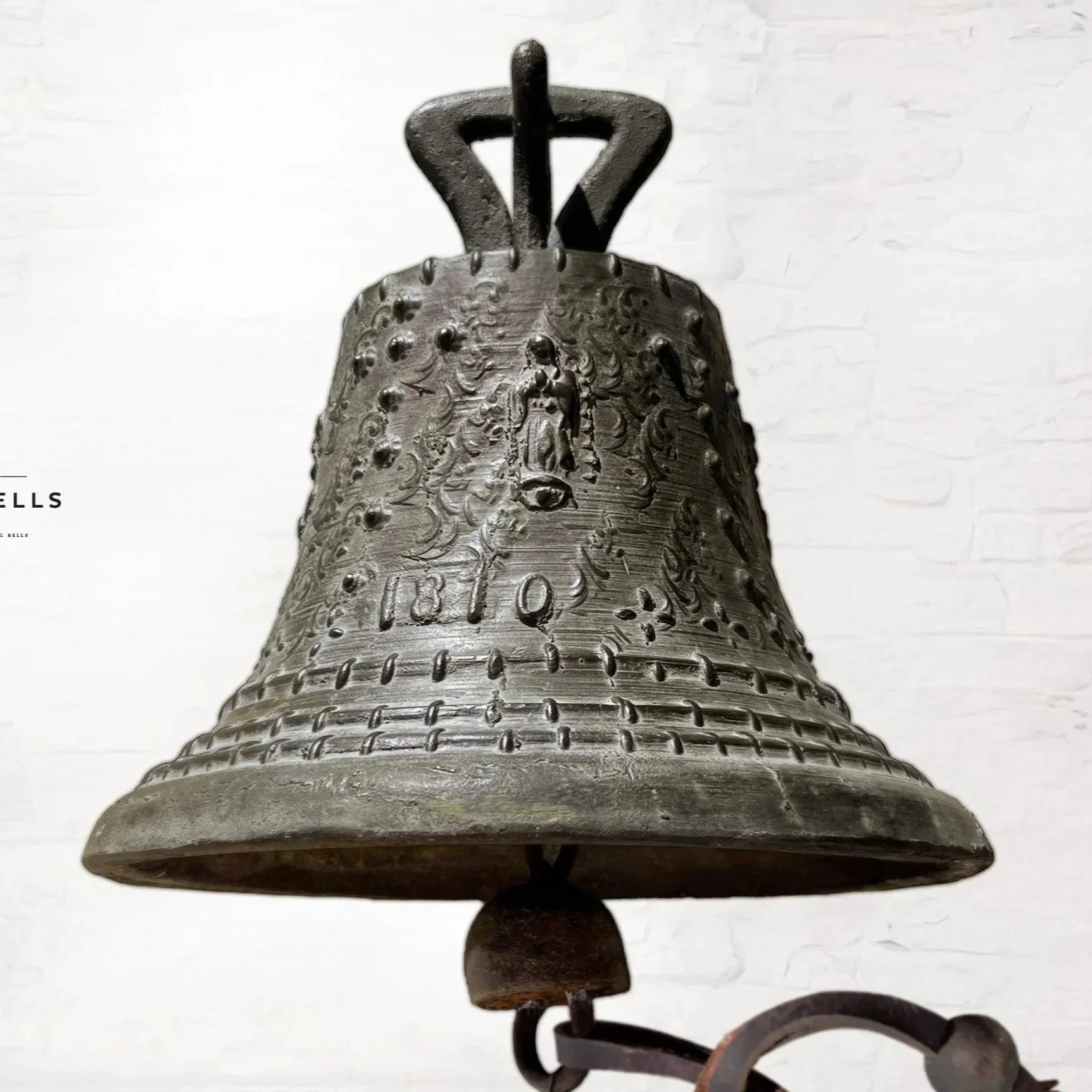 12 INCH 1810 Christ Blessing MISSION STYLE BELL