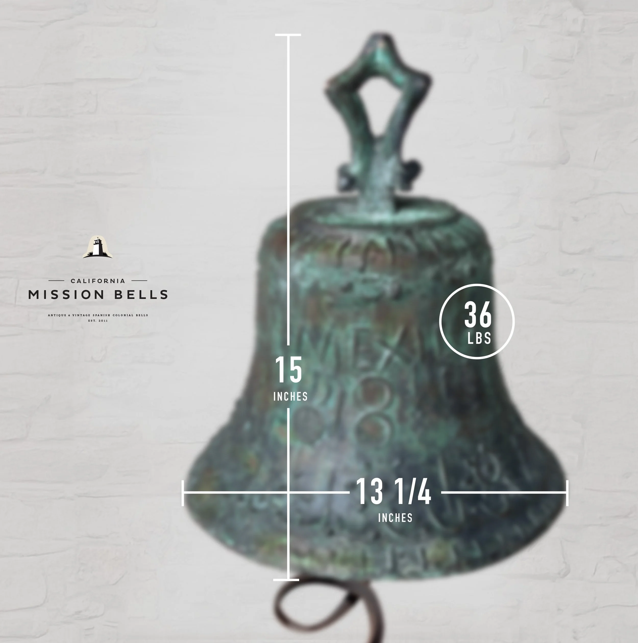 1818 15_ Spanish Colonial Mission Bell 1g.jpg