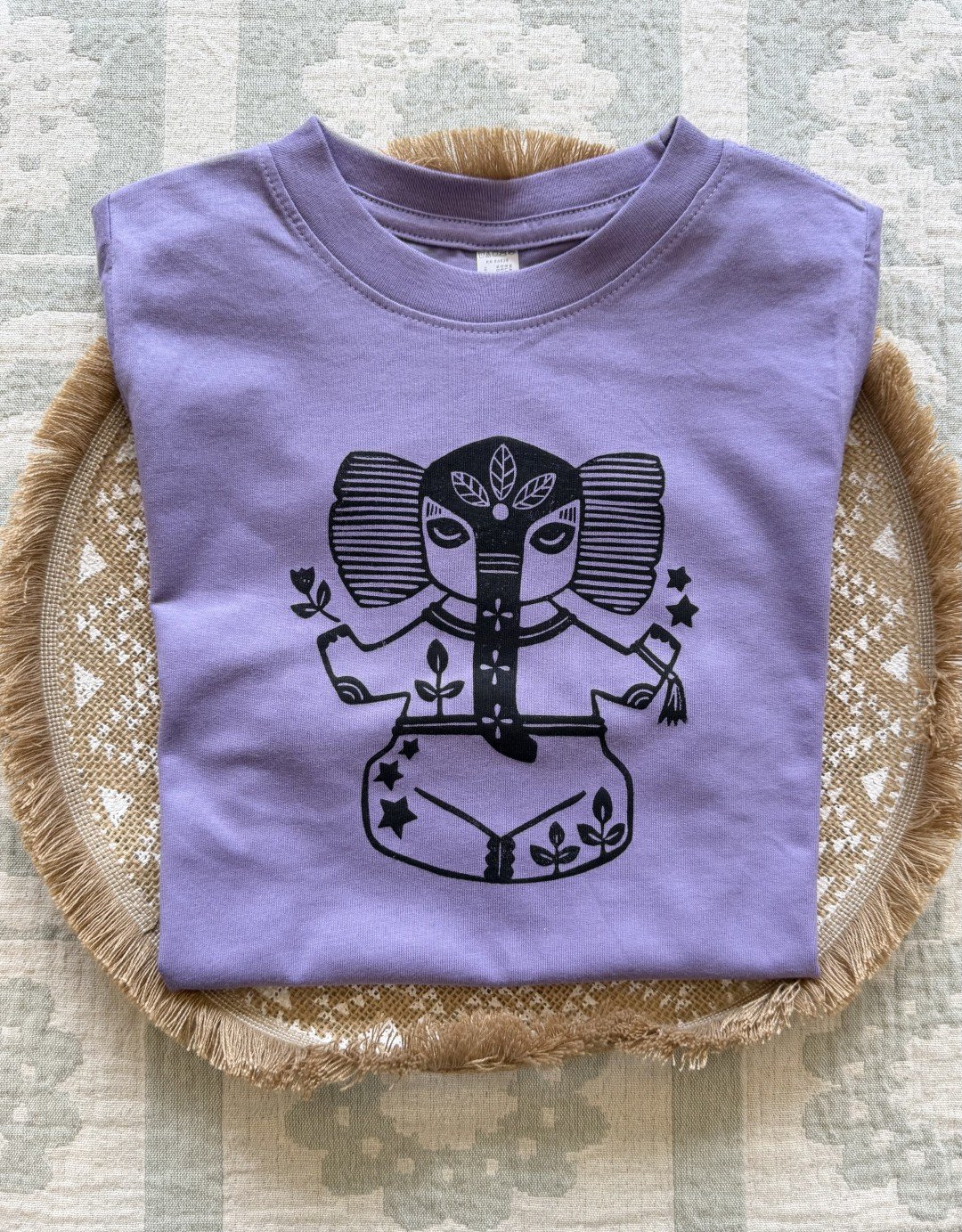 Yoga Elephant Kids Tee Shirt.jpg