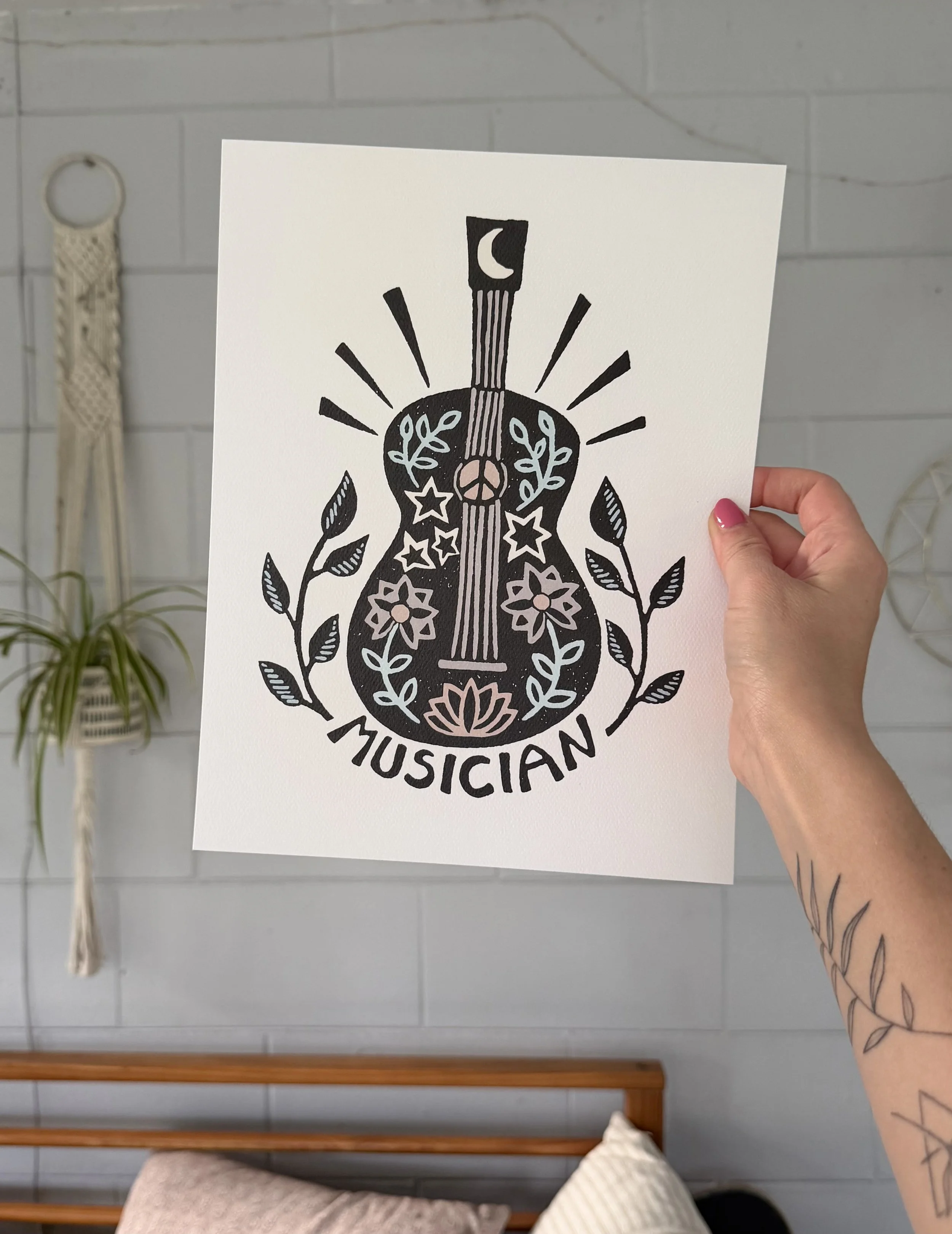 Musician Vibes Art Print.jpg