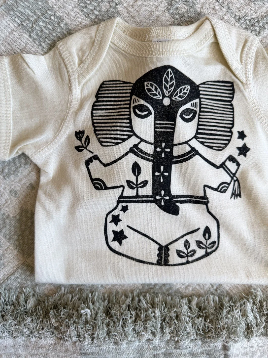 Yoga Elephant Baby Onesie.jpg