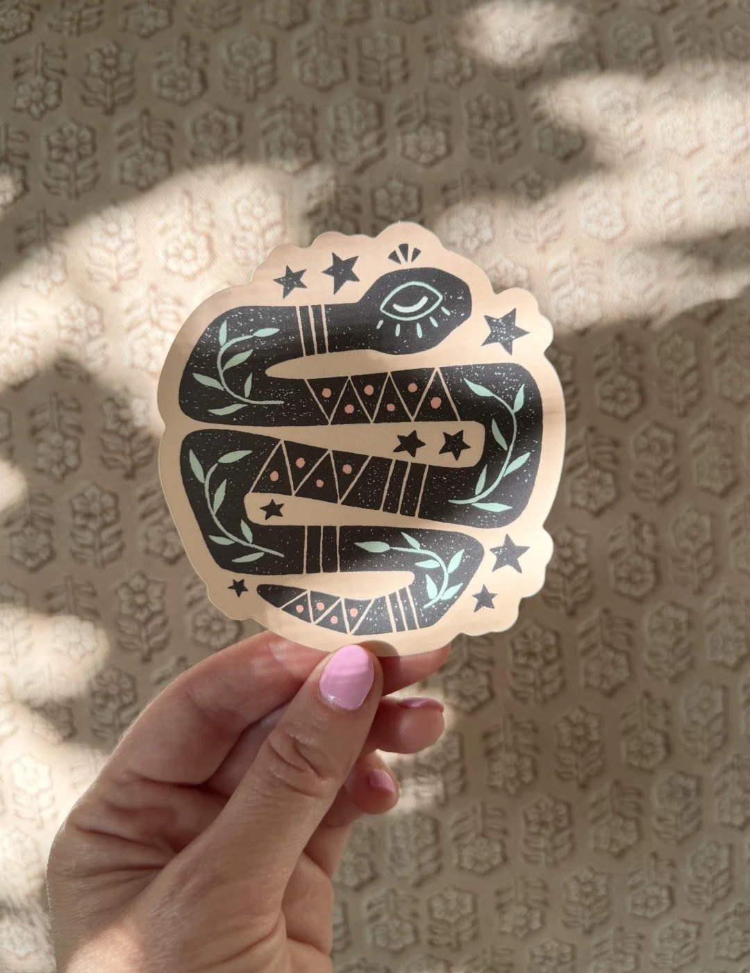 Snake Sticker Boho Hippie_001.jpg