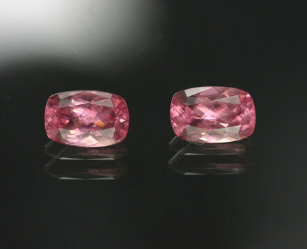 1.15 ct. Rhodochrosite Matched Pair