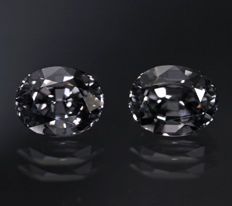 *RESERVED* 3.28 ct. Burmese Grey Spinel Pair